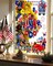4th of July Window Clings - 102Pcs 4th of July Decorations (Sunflower)